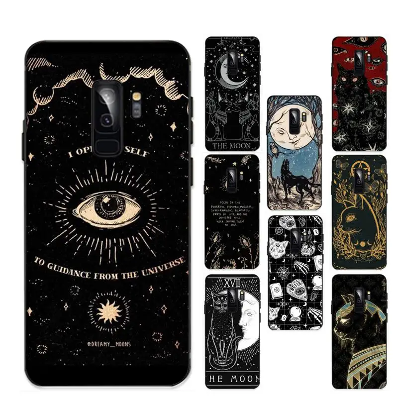 

Death Tarot Cat Phone Case for Huawei Honor 10 i 8X C 5A 20 9 10 30 lite pro Voew 10 20 V30 cover