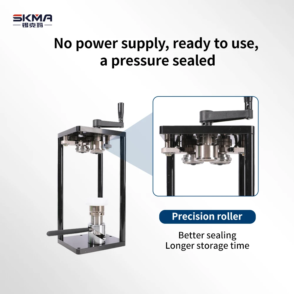 2024 новейшая машина для запечатывания банок с регулируемой высотой пузырькового