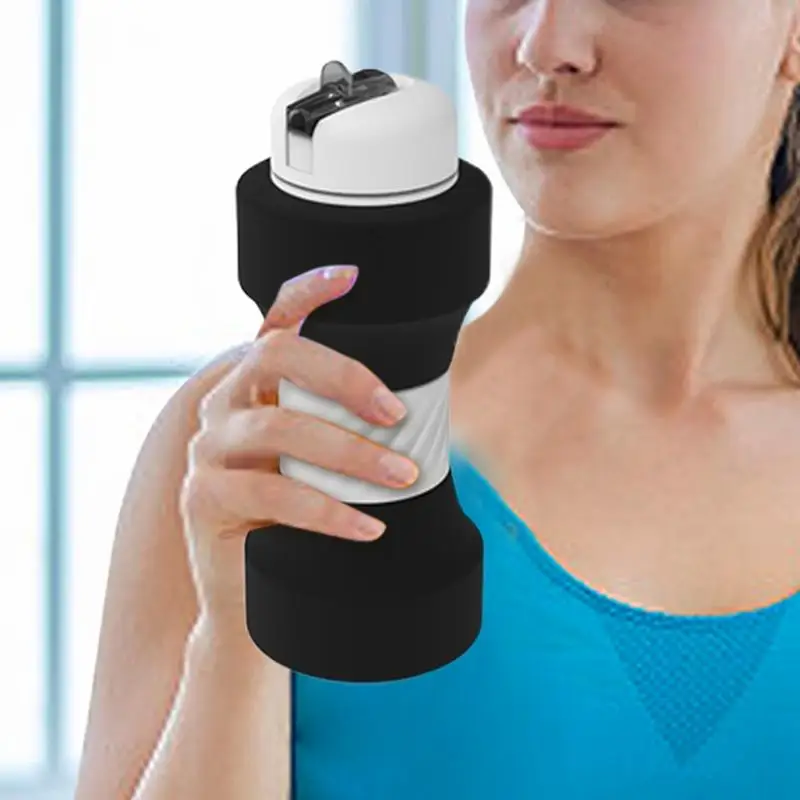 Бутылка для тренировок в форме гантели экологически чистый спортивный чайник