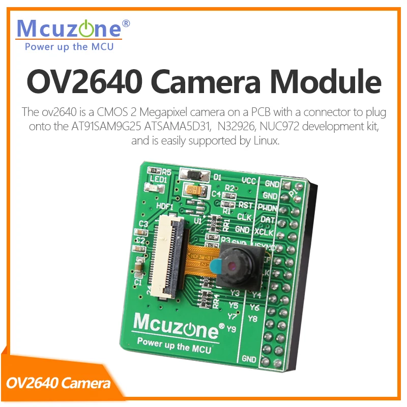 

OV2640 2-мегапиксельный датчик изображения, протестирован на AT91SAM9G25, ATSAMA5D31 N32905U1DN N32926U1DN NUC972DF62Y AT91SAM9G45