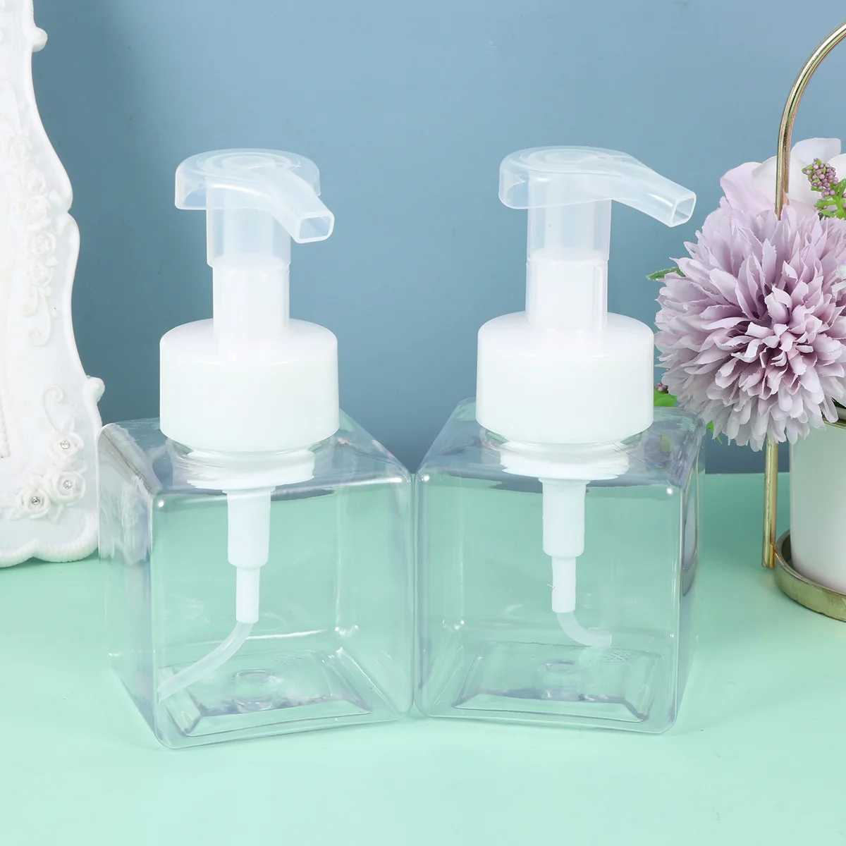 

3pcs Foaming Dispenser Bottles Hand Pump Bottle Refillable Containers Shampoo Conditioner Pump Bottle For Home Trip Use 250ML