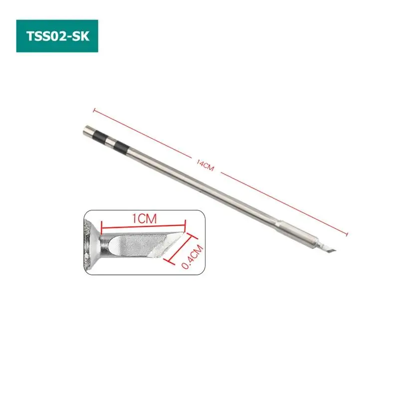 Фото Жала для пайки TSS02 для бессвинцовой паяльной станции QUICK TS1200A TSS02-SK TSS02-K TSS02-3C TSS02-I TSS02-J TSS02-1C TSS02-2C №3