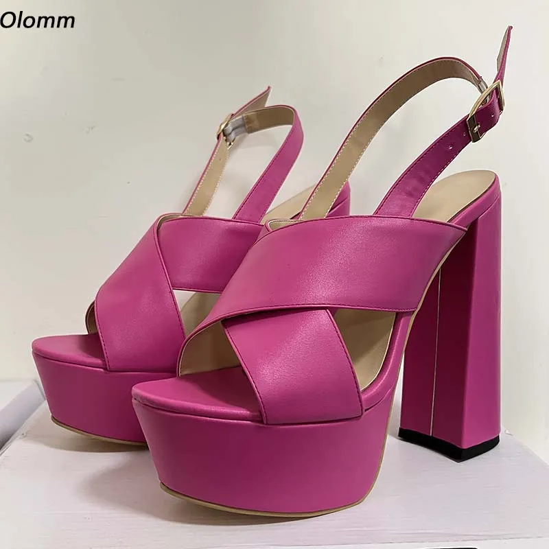 

Женские босоножки на массивном каблуке Olomm, серебристые Вечерние Босоножки с открытым носком, Размеры 35, 43, 44, 45, 46, 47, для лета