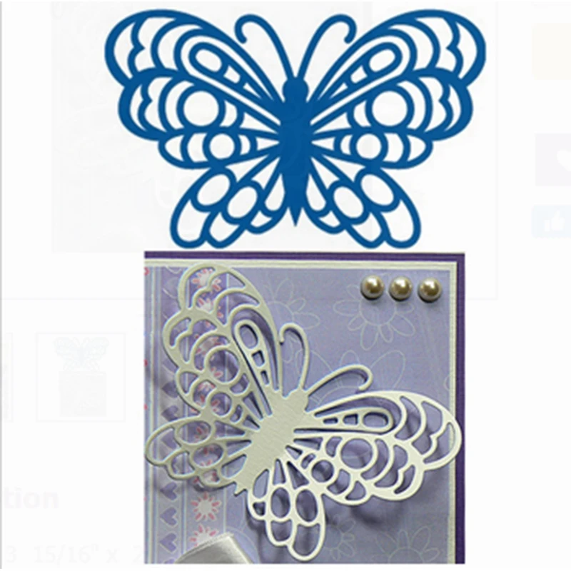 

New 2022 A Beautiful Colorful Butterfly Metal Cutting Dies For DIY Scrapbooking Card Making Embossing Craft Decorative No Stamps