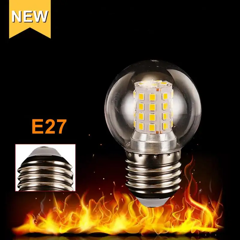 4 шт. светодиодные лампочки E27 для дома 7 Вт 9 12 круглые светодиоды G45 SMD2835 230 В