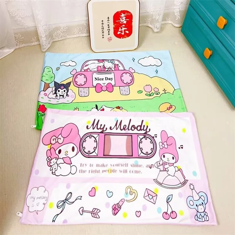 Наволочка Sanrio аниме с помпоном пурин милая наволочка Kuromi My Melody подарок для