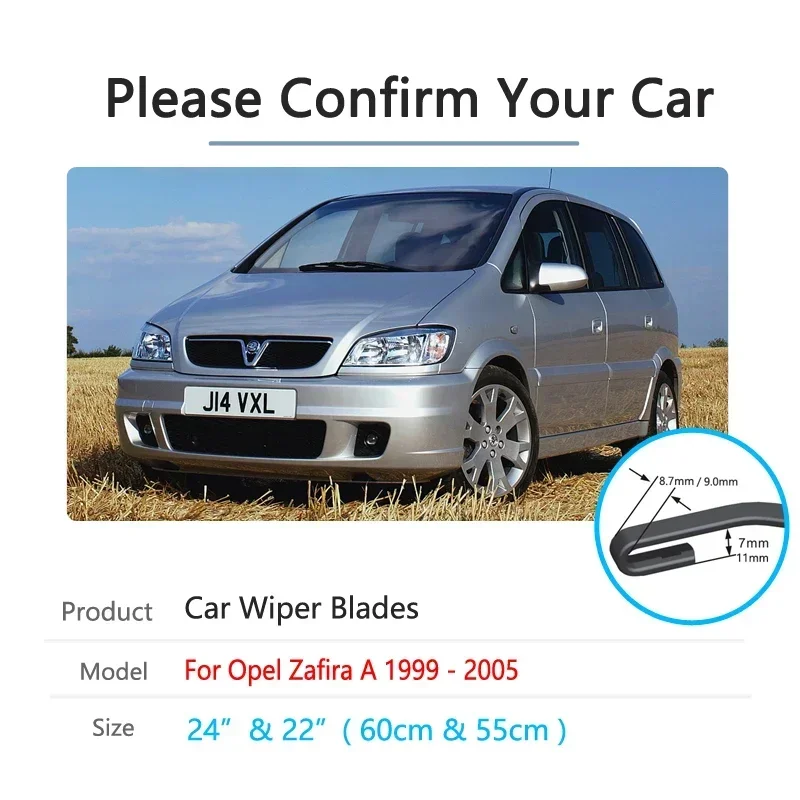 Щетки стеклоочистителя передние для Vauxhall Opel Zafira A 1999 2000 2001 2002 2003 2004 2005