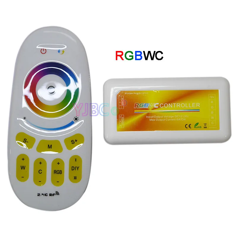 2 4G RGB RGBW RGBWC сенсорный экран пульт дистанционного управления DC12-24V 18A для 5050 CCT