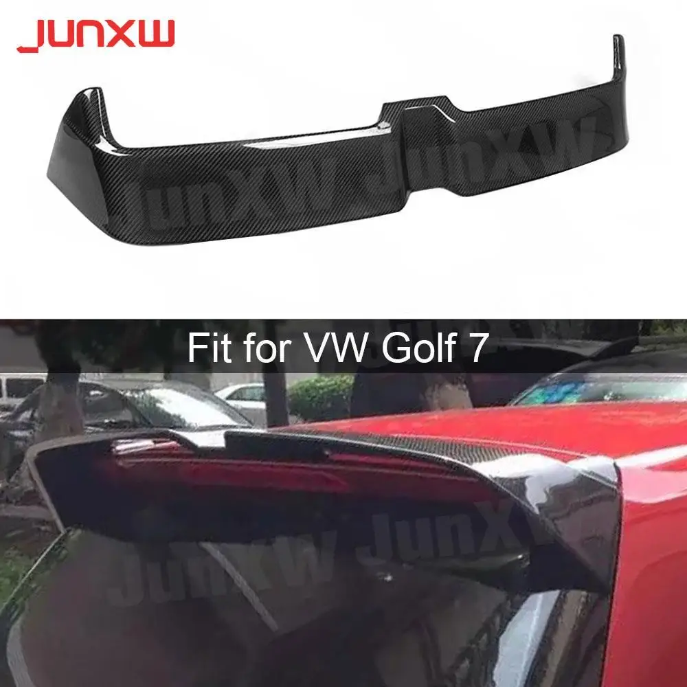 

For Golf MK7 Carbon Fiber /FRP Rear Roof Trunk Wing Spoiler for Volkswagen Golf 7 VII MK 7 Standard GTI R 2014-2017 O Style