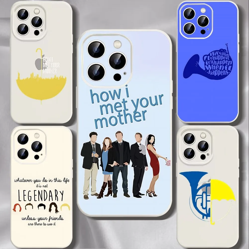 Чехол для телефона Как я встретил вашу маму Iphone 11 13 14 15 16 Pro Max X Xr Xs Se2020 12 mini White Cover Case