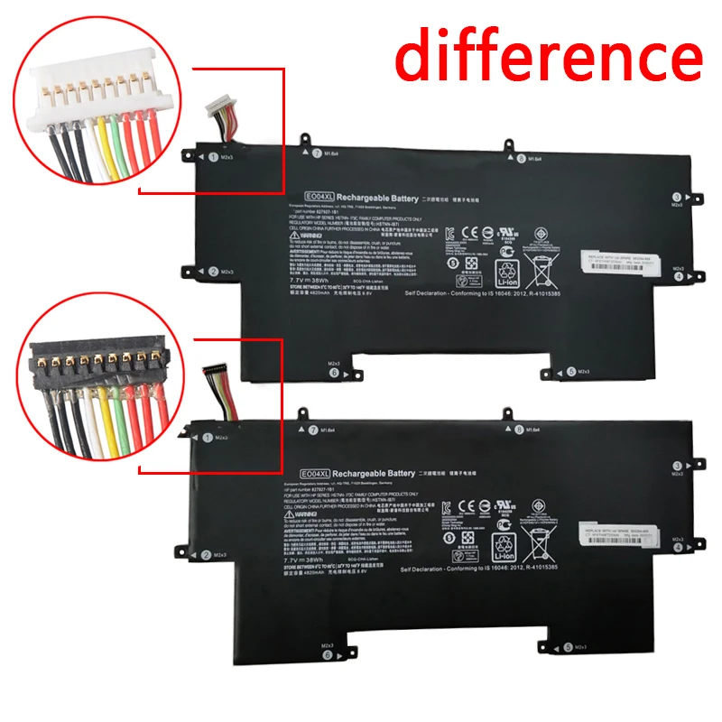 Новый оригинальный аккумулятор EO04XL HSTNN-IB7I I73C для HP EliteBook Folio G1 827927-1B1 827927-1C1 828226-005 7 в