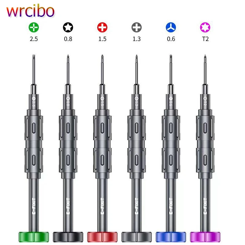 

E-FIXIT Ultra Hard Precision Screwdriver Set 0.8mm 5 Star Y0.6 T2 Bit Head Magnetic Screw Drivers Phone Repair Dismantling Tools