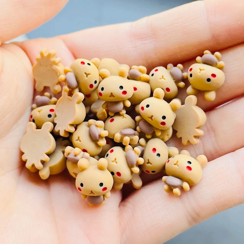 20 шт. новый милый мини-кролик из смолы 13*10 мм фотоальбом Kawaii DIY украшения