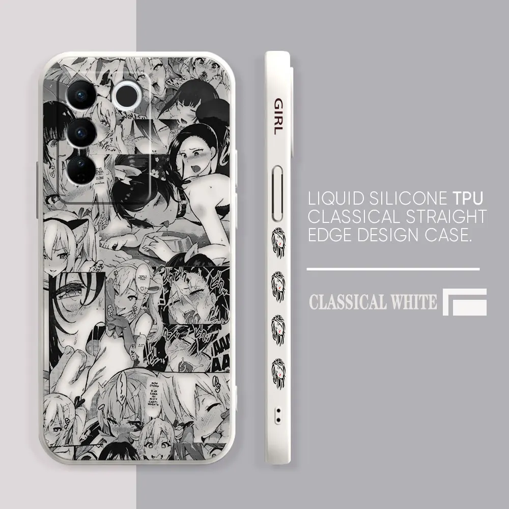 Case For VIVO S5 S6 S7 S9 S9E S10 S12 S15 S16 S16E V19 V20 V21 V23 V25 V27 PRO 5G Case Funda Shell Cute Kawaii Nifty Girl Anime
