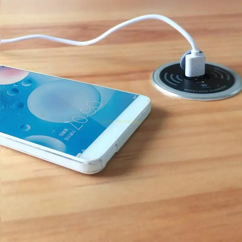 

15W QC3.0 USB-A Built in Desktop Device Qi Fast Embedded Wireless Charger
