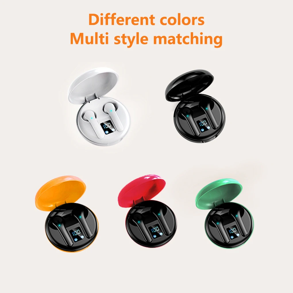 

JS82 Tws Bluetooth 5.0 Wireless Earphone Mini Touch Headset Hd Stereo Sport Waterproof Headphones Earbuds With Microphone