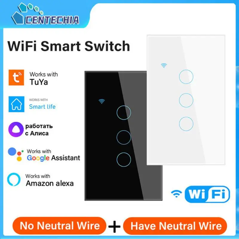 

Smart Remote Control Tuya Wif Multi-function Touch Switch Support Alexa Google Home Smart Light Smart Switch Smart House