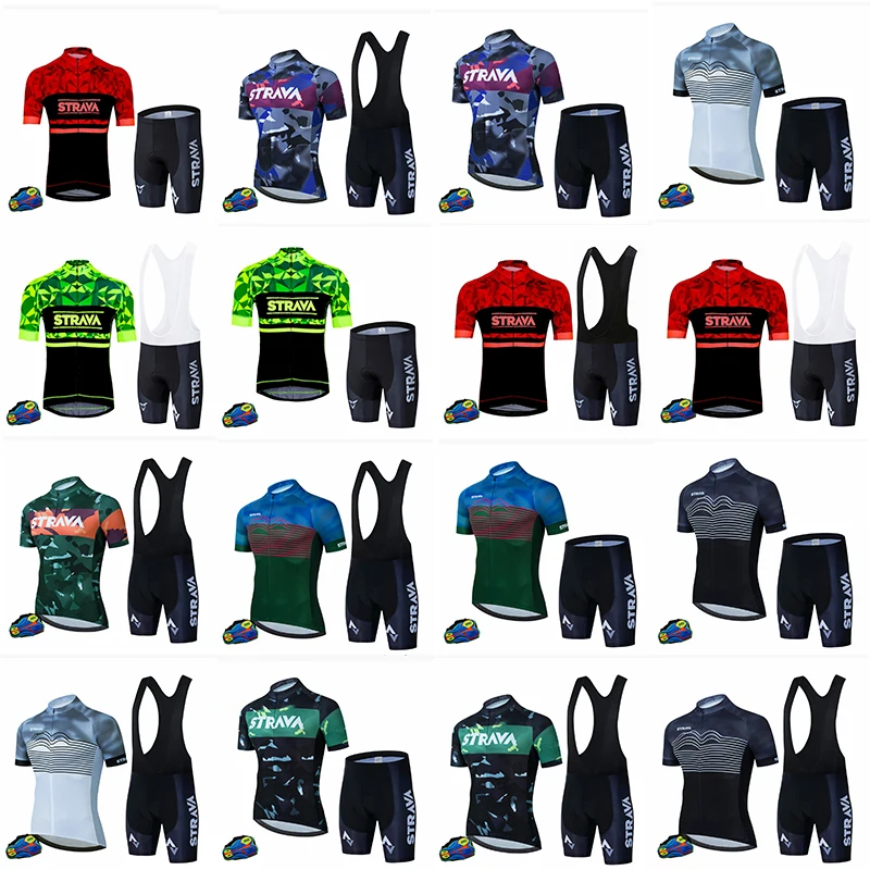 

2022 Bicycle Team Cycling Shirts Short Sleeve Bike Wear Summer STRAVA Men Cycling Jersey MTB Jersey Premium Bicycle Clothing