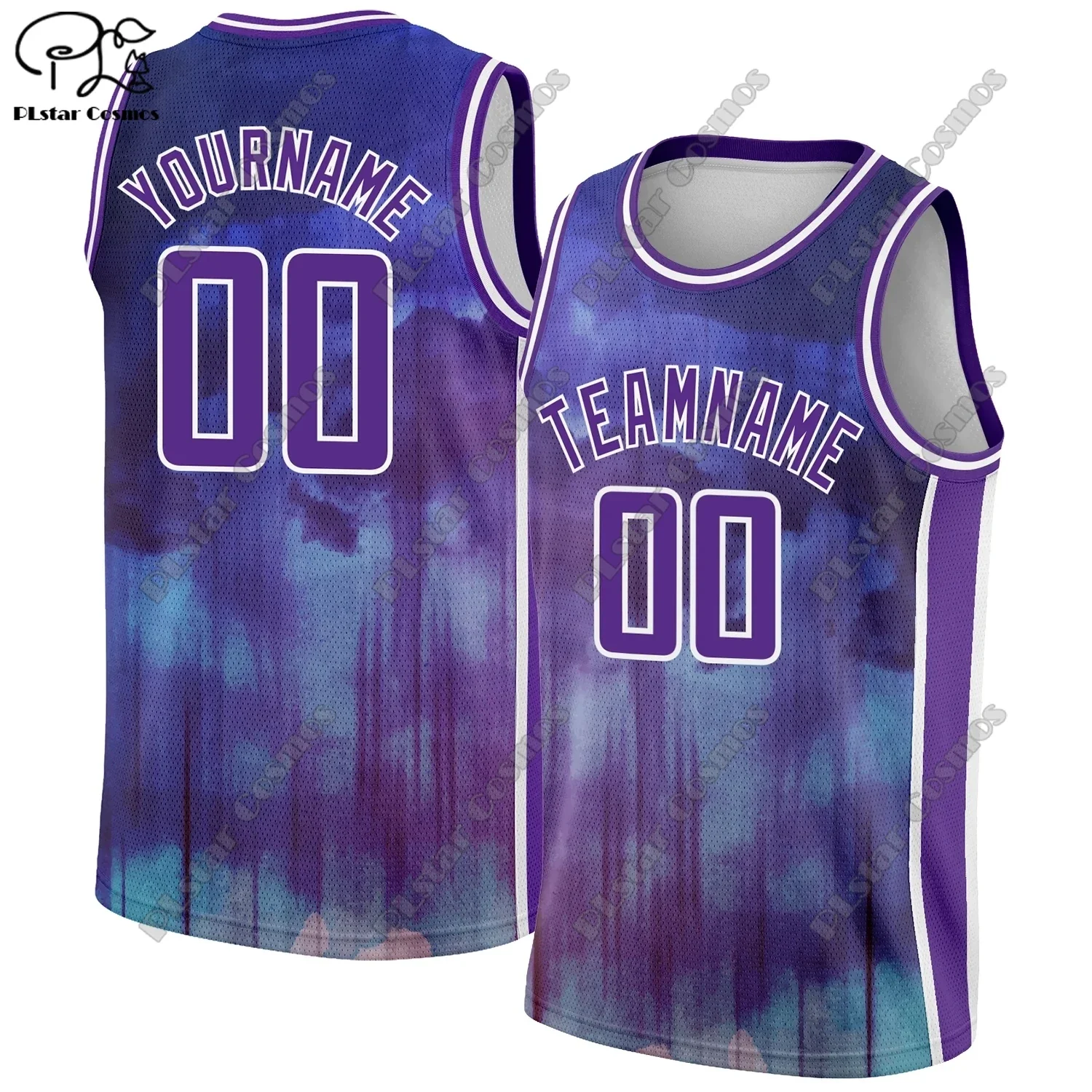 Жилет мужской летний с граффити контрастных цветов 3D принтом