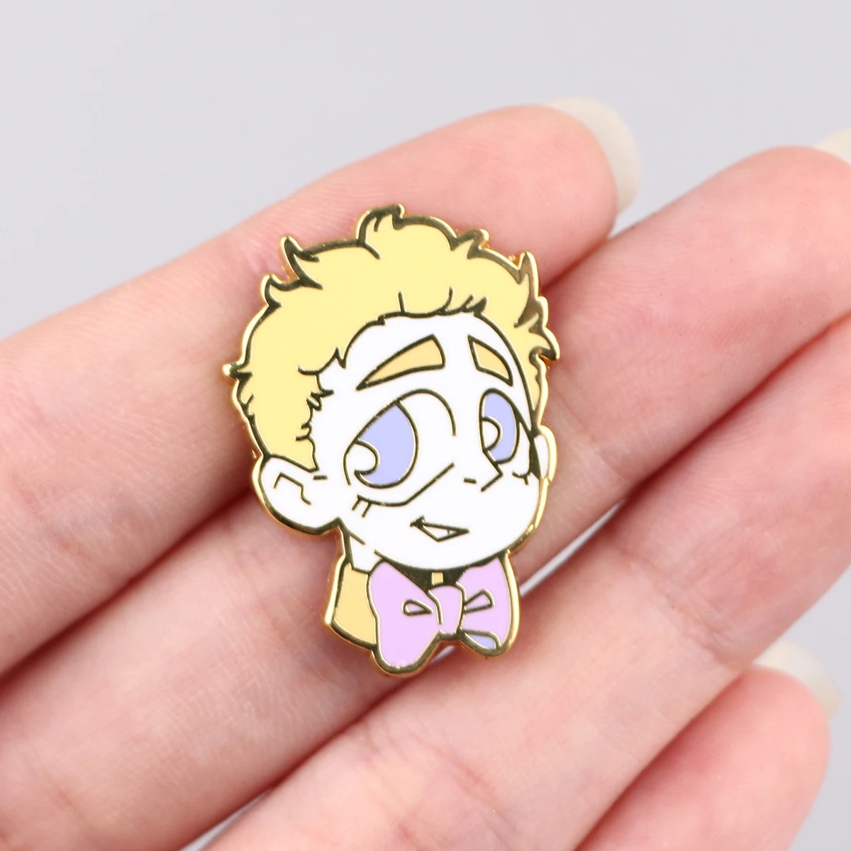 Эмалированная Заколка-брошь для рюкзака в стиле Фэнтези ТВ серии Good Omens