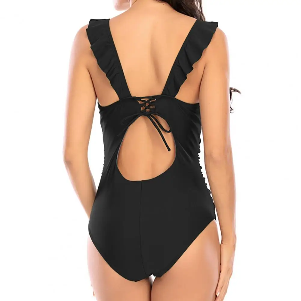 

Плиссированный Сказочный Быстросохнущий купальный костюм, Классический женский купальник с подкладкой для спа