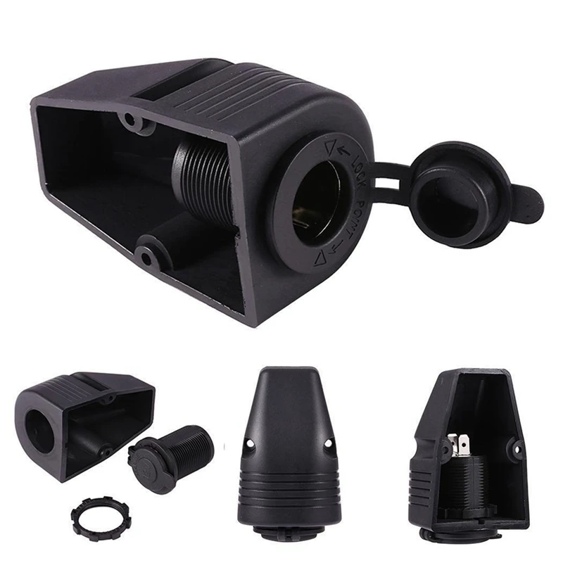 

2X Car 12V Waterproof Cigarette Lighter Power Socket Adapter