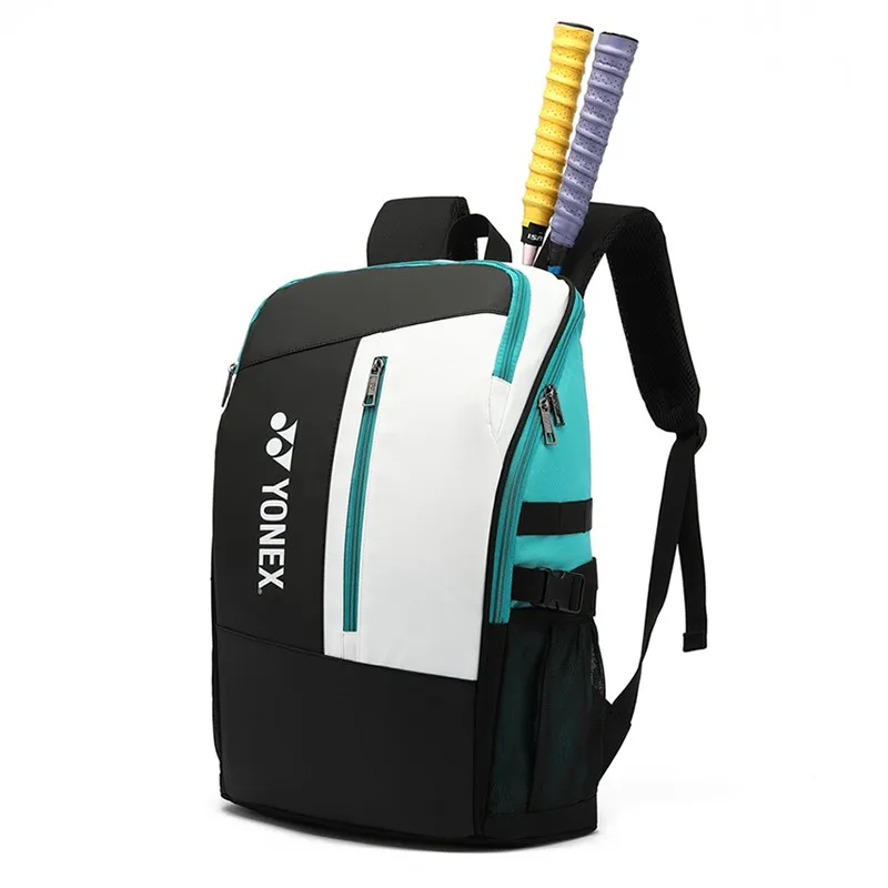 Original YONEX Fashion Women Men Badminton Rackets Backpack Large Racquet Shoulder Bag With Shoes Compartment For Match Training