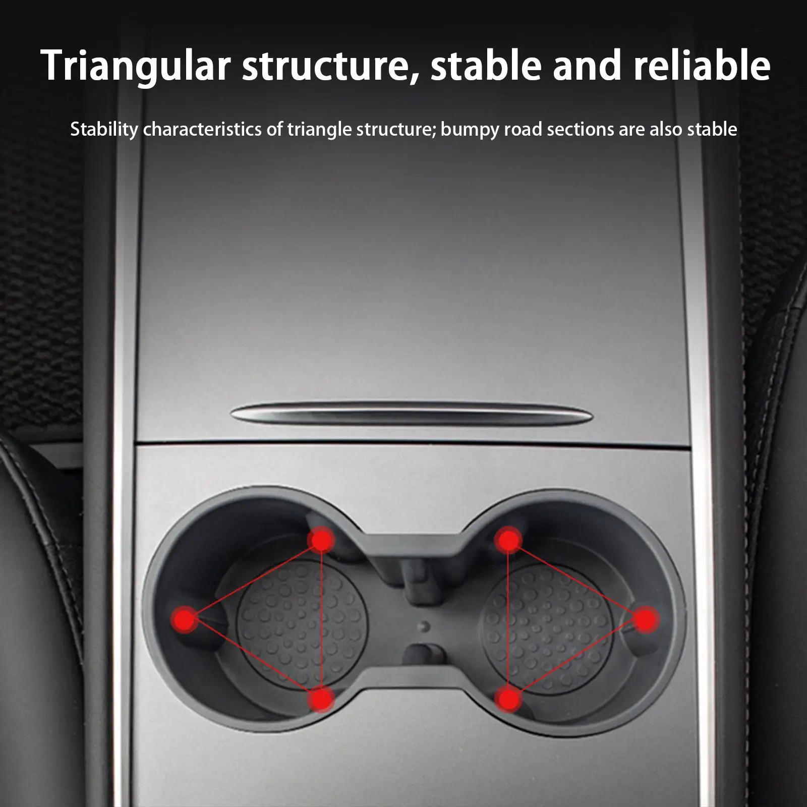 Автомобильный держатель для стакана Tesla Model 3 Y центральная консоль нескользящий