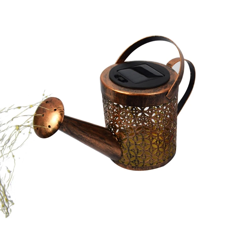 

Для креативного кованого железа, полый чайник для душа, фотовспышка, солнечный полив L