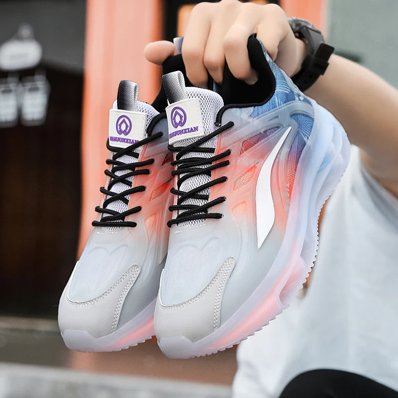 Мужские кроссовки на толстой подошве Повседневные Удобные для уличного спорта