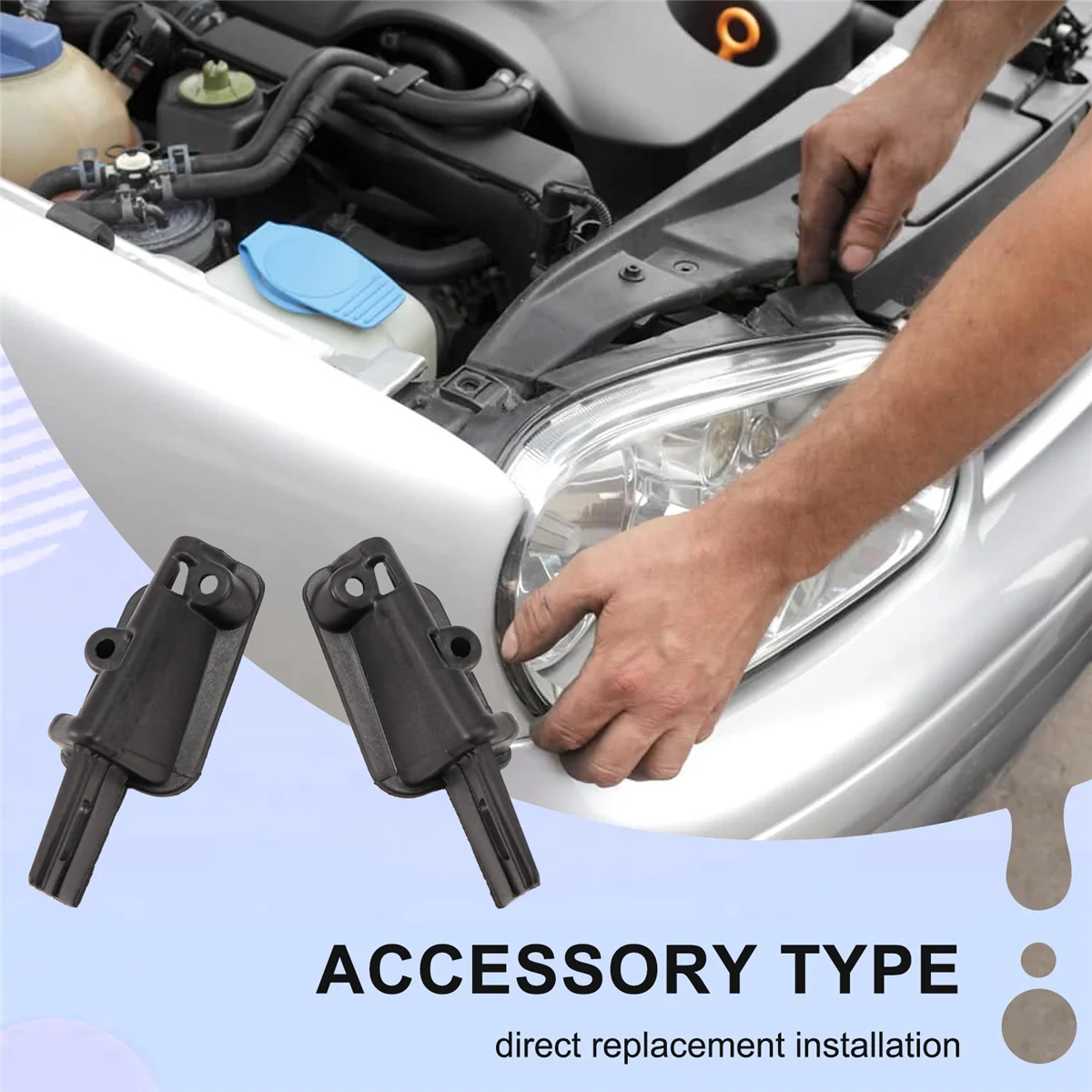 Комплекты кронштейнов для ремонта передних фар 63117348936 Для BMW Z4 Roadster E89 18i 20i 28i 35i