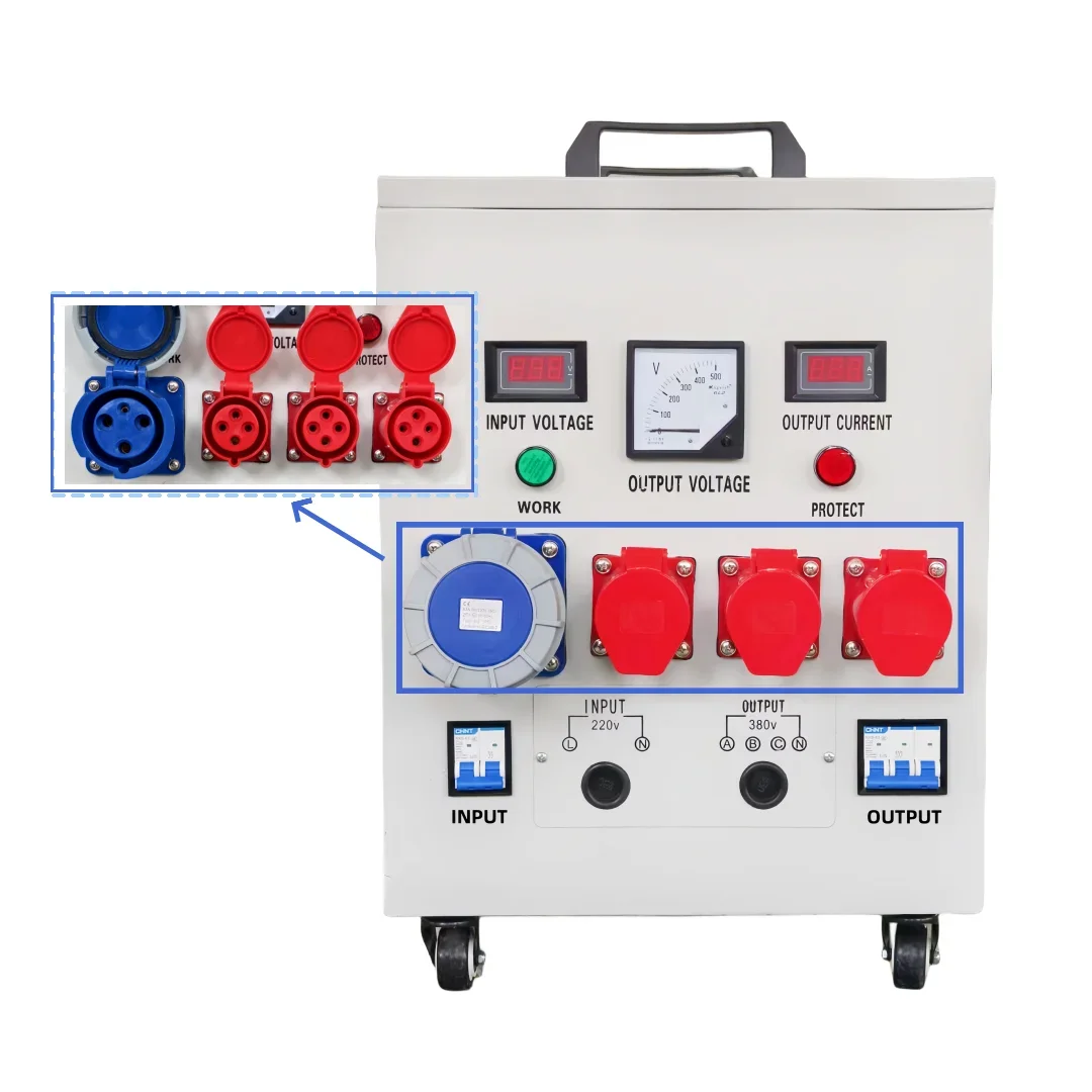 Фото AHK-10kva однофазный преобразователь 220В в трехфазный 380В, трехпроводной или четырехпроводной. №4