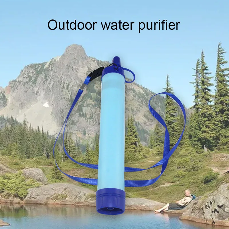 Купи Outdoor Survival Emergency Direct Drinking Water Filtering Tool Disinfection Individual Water Purifier Portable Filter Straw за 784 рублей в магазине AliExpress