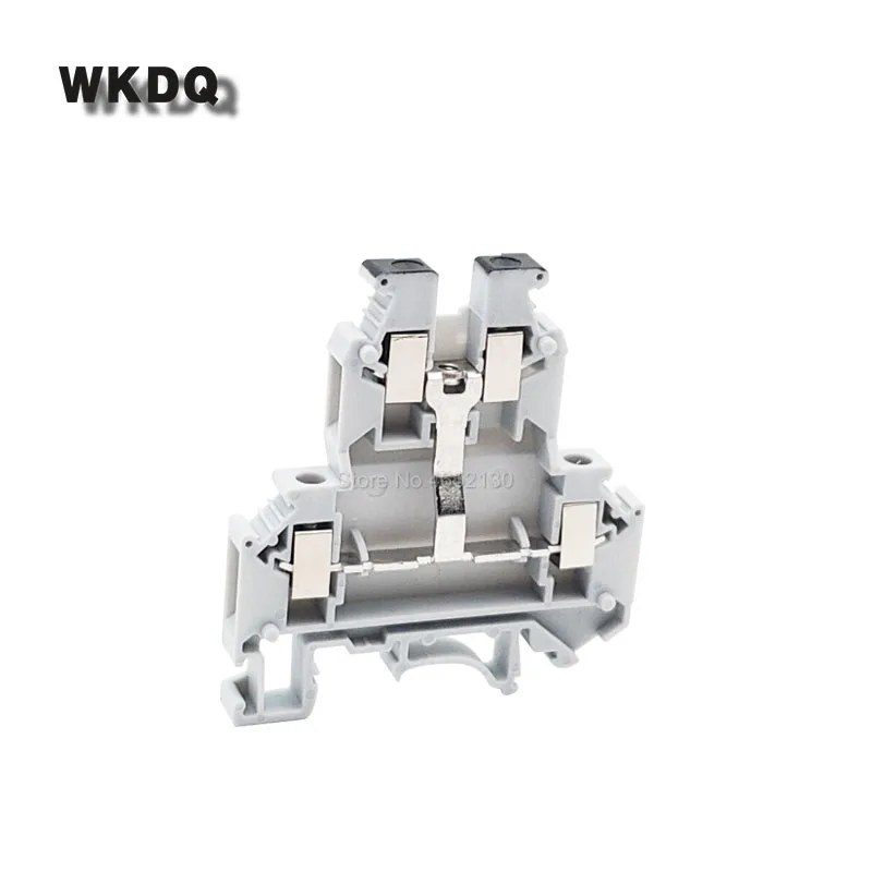 Клеммная колодка JUKK 5-PV на DIN-рейку 2 уровня 0 4 мм 24-12 AWG 5 шт. | Клеммные блоки