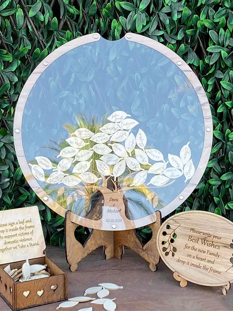 

Personalized Wedding Guest Book Wedding Drop Box Wooden Rustic Wedding Decor Alternative Guest Book Wedding Ideas With Hearts