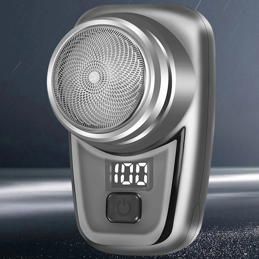 

Portable Mini Electric Beard Trimmer Digital Display Shaver Rechargeable Lightweight Low Noise for Home Traval Home Hotel Trips