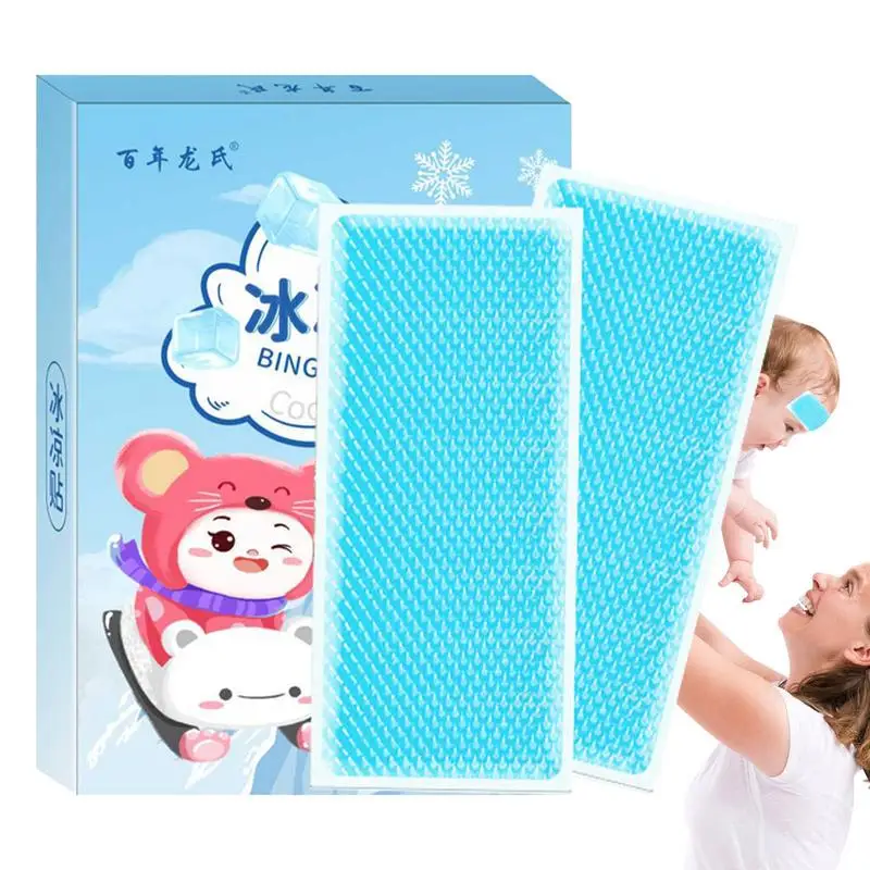 

Fever Patch 6 Sheets Of Soft Instant Cooling Fever Relief Patch Headache Pain Relief Patch 6 Sheets Antipyretic Patch for Fever