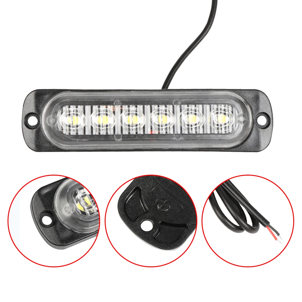 Светодиодная панель рабочего освещения 12 В 24 6-дюймовые точечные светодиодные