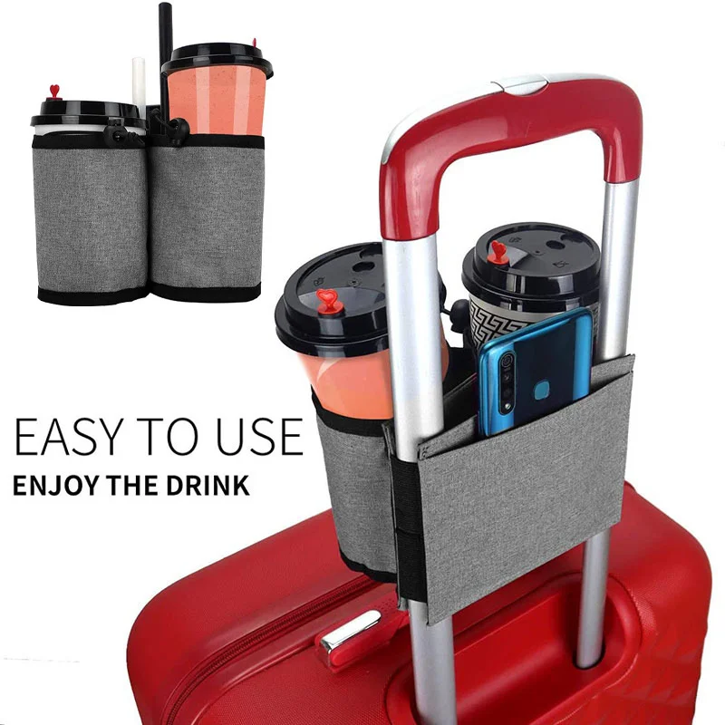 Travel Cup Holder Cup Holder For Luggage Handle Suitcase Cup Attachment