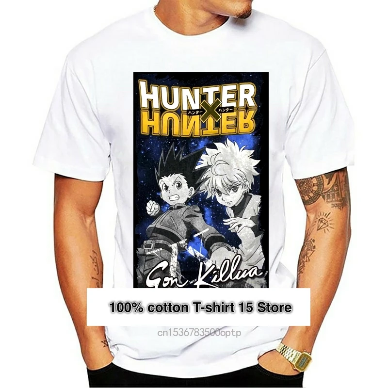 

Hunter X Hunter Gon Killua с лицензией для взрослых camiseta Punk Tops