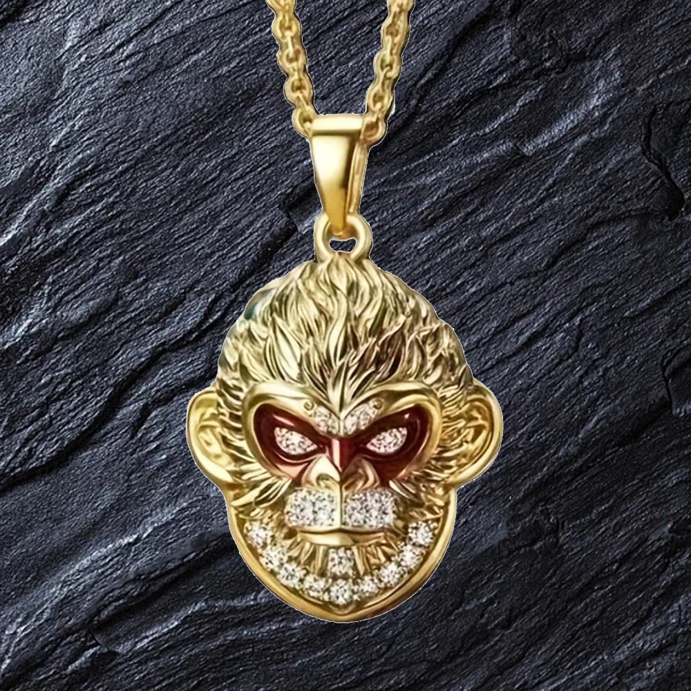 Популярная игра черный миф WuKong кулон ожерелье аксессуары для друзей ювелирный
