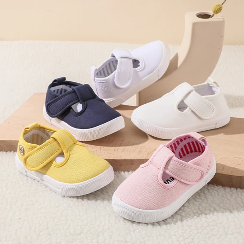 

Детская парусиновая обувь, детская спортивная обувь, мягкая подошва, удобные кроссовки для мальчиков и девочек, милая спортивная обувь, обу...