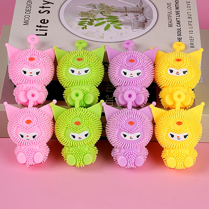 Новый милый шарик Sanrio Kuromi Maomao светящиеся игрушки вентиляция снимающий стресс