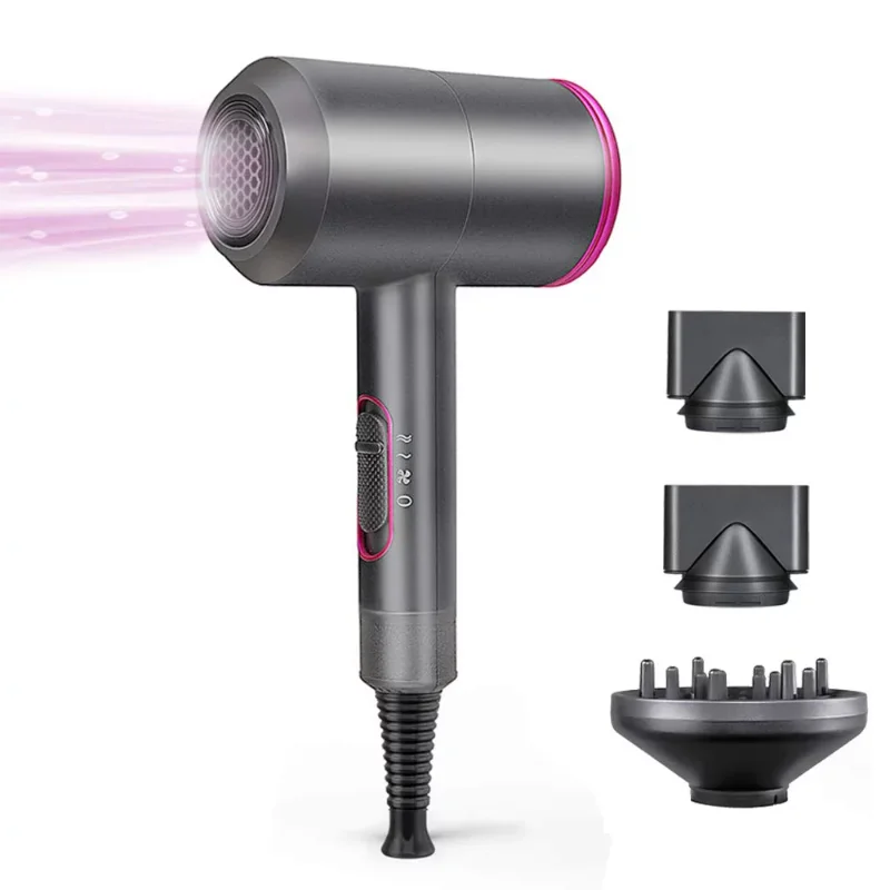 

1800W Professional Hair Dryer with Diffuser Ionic Conditioning - Powerful, Fast Hairdryer Blow Dryer,AC Motor Heat Hot