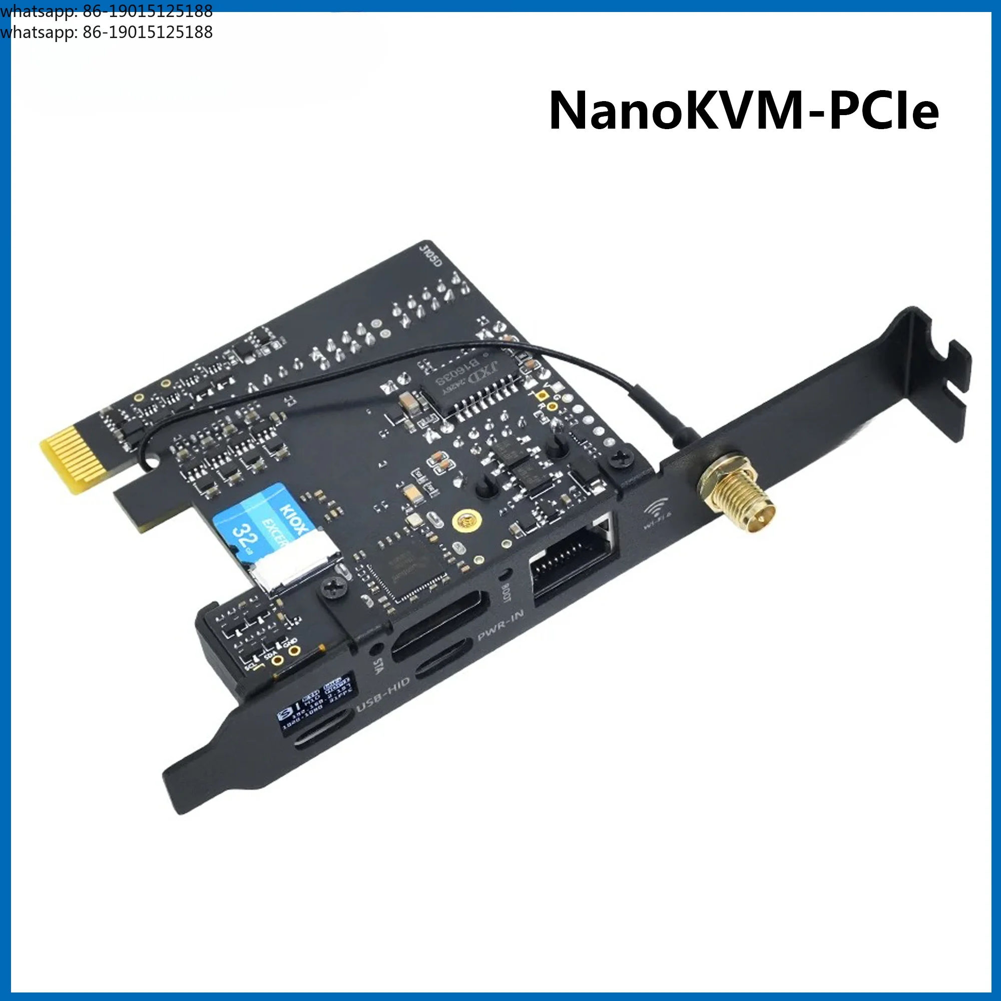 Фото NanokVM-PCIE PIKVM Мини-сервер для удаленного управления и обслуживания №2