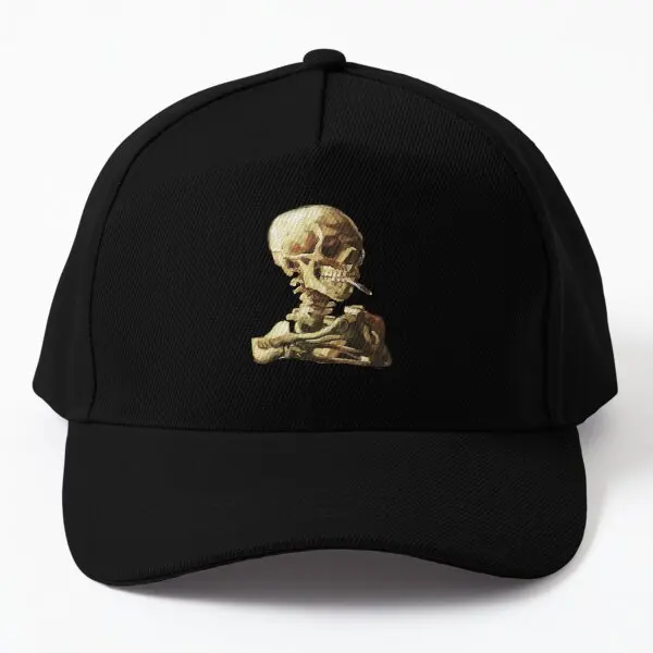 

Vincent Van Gogh Skull Of A Skeleton W Baseball Cap Hat Boys Czapka Summer Women Bonnet Spring Casquette Hip Hop Solid Color