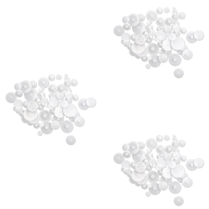 

Different Styles White Plastic Gear Set 174 Pcs For RC Toys