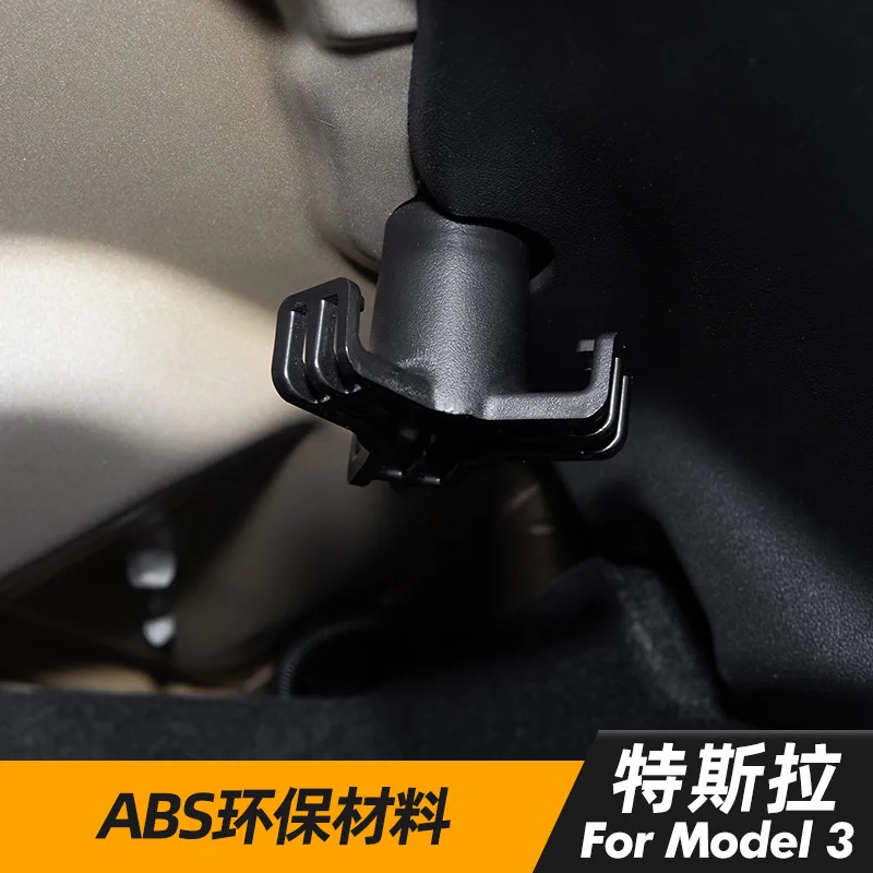 

Car Trunk Hook Practical Durable for Tesla Model 3 Trunk Grocery Bag Hook Version Car Bolt Cover Mounting Holder Car Accessories