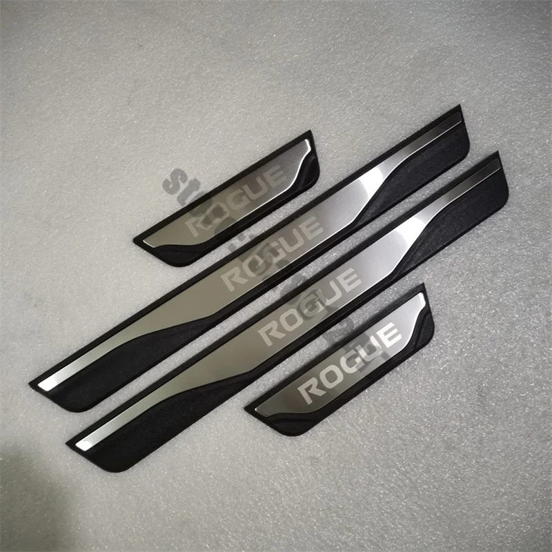 

Car Styling For Nissan Rogue 2014-2019 2020 Original ABS plastic car Scuff Plate/Door Sill Door Sill Scuff Plate Welcome Pedal