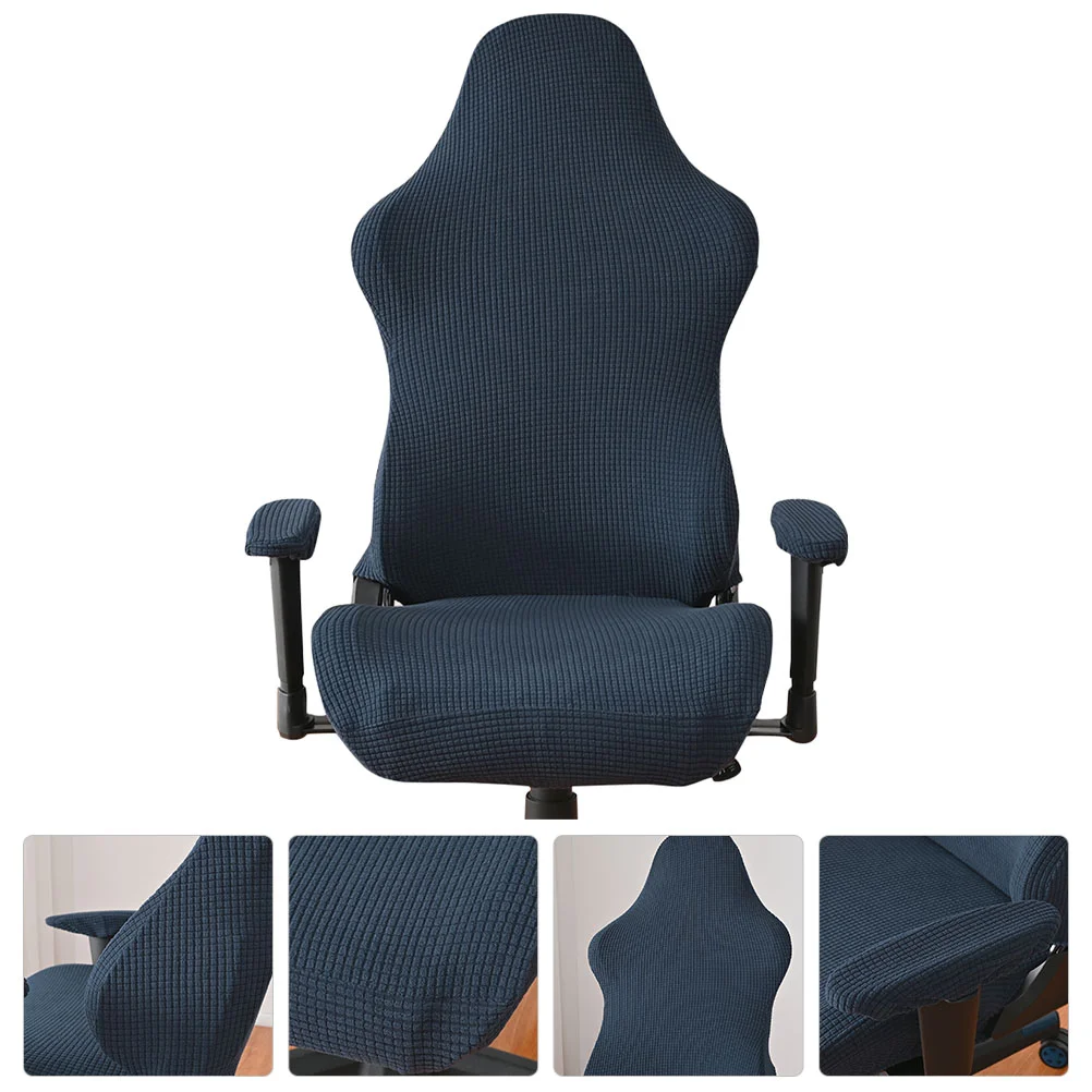 

Chair Cover Covers Computer Armrest Gaming Protectorslipcoversstretch Slipcover Chairs Boss Stretchable Spandex Rotatingwashable